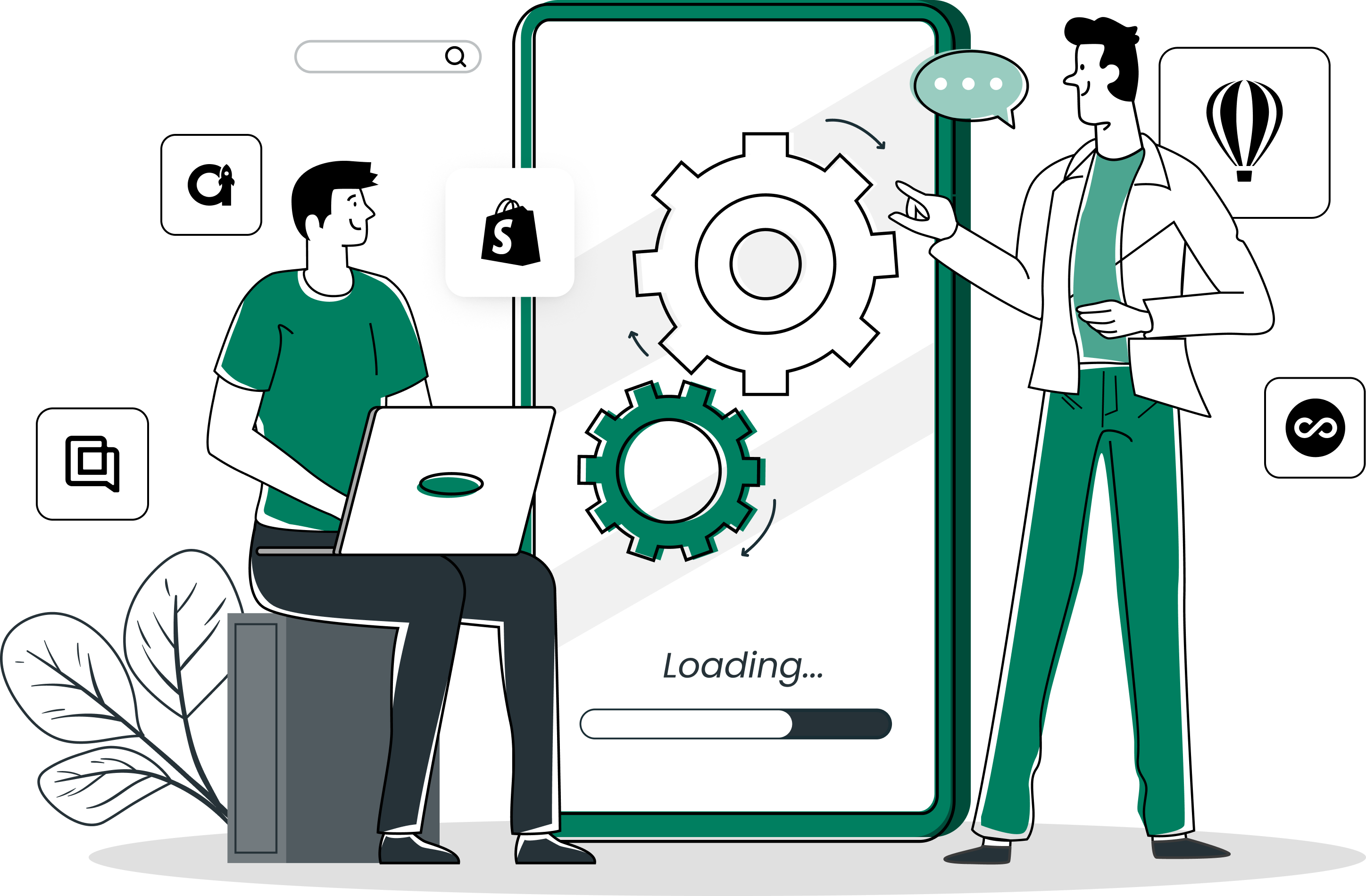 <strong>Build <span>Innovative</span> Shopify Apps with</strong> Arctic Grey Apps