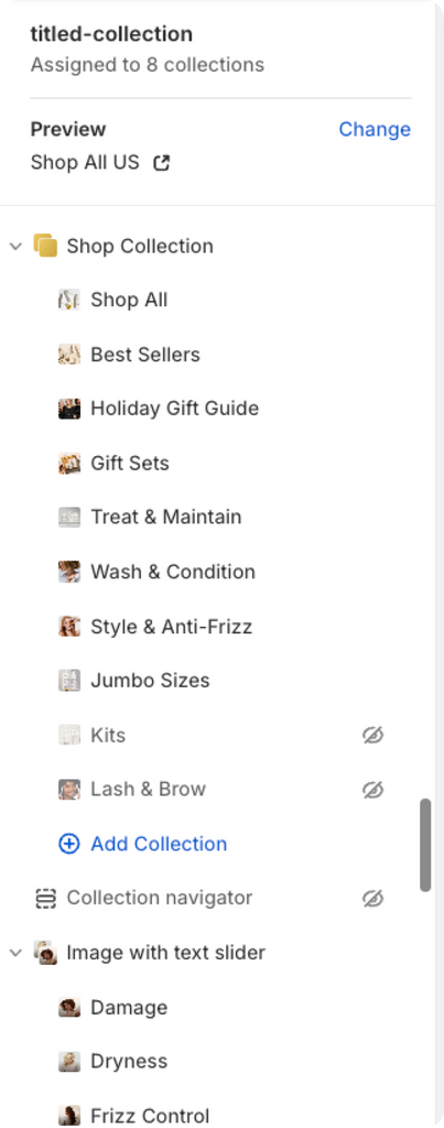 Built with Shopify Customizer