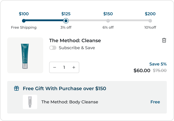 Gift with Purchase Triggers