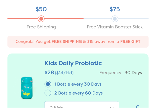 Free Shipping Triggers