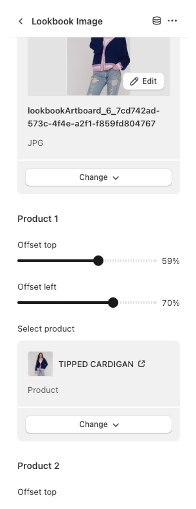 Built with Shopify Customizer