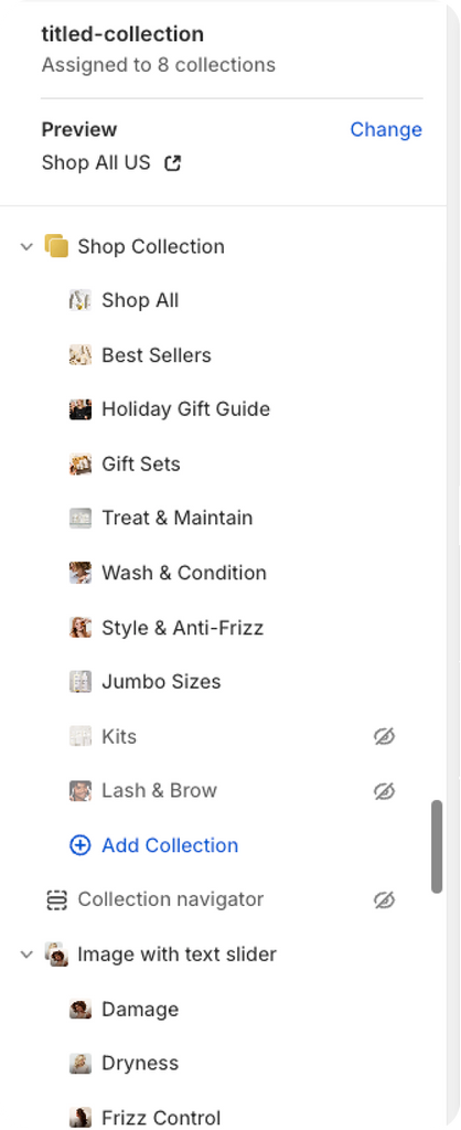 Built with Shopify Customizer