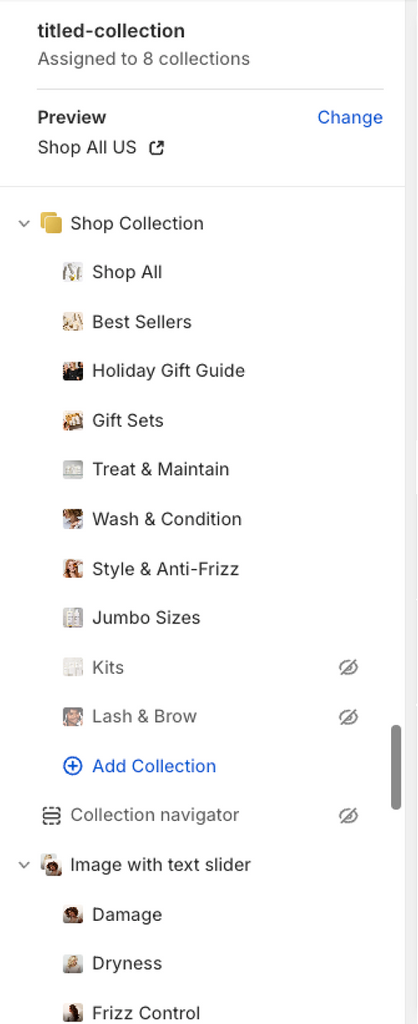 Built with Shopify Customizer