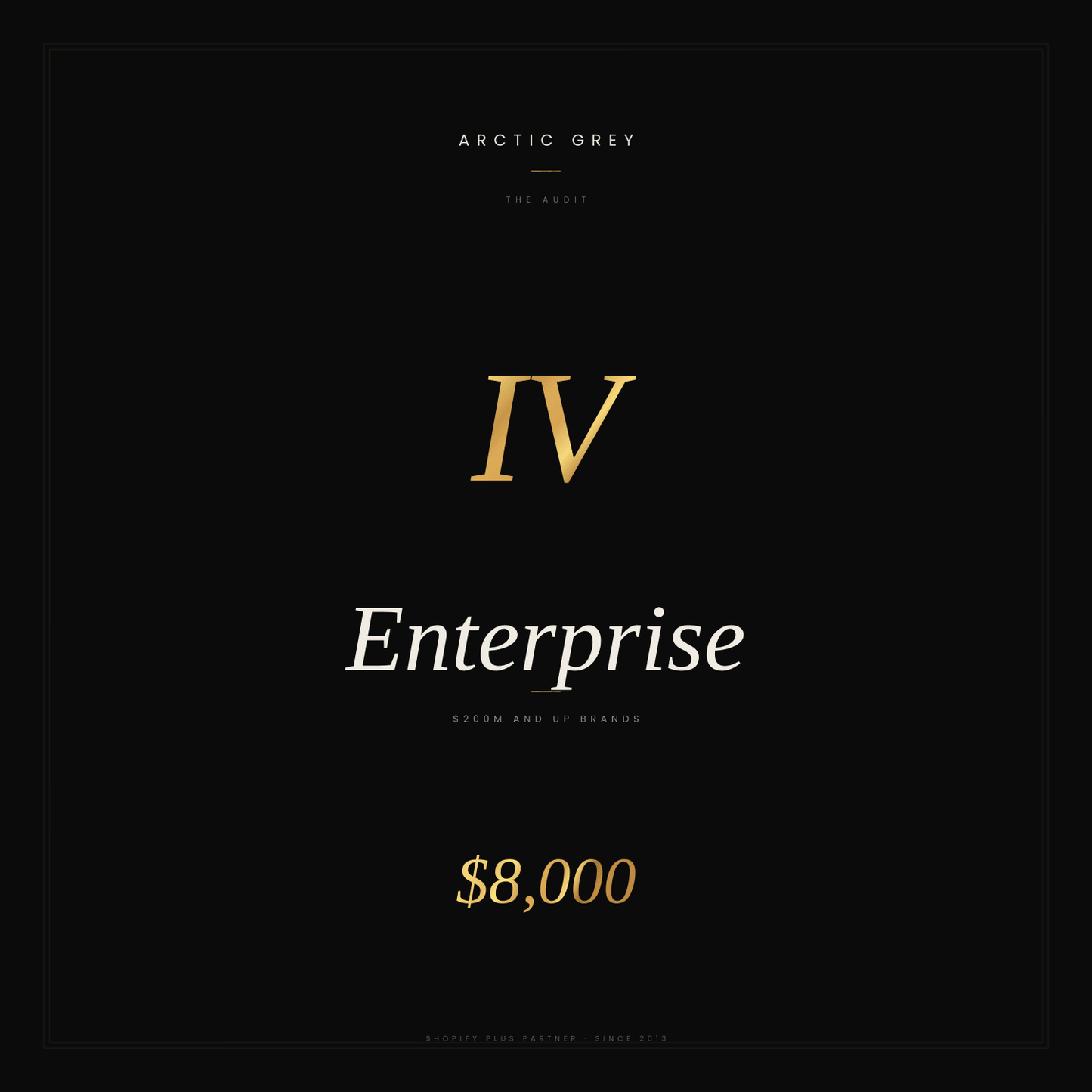 The Arctic Grey Audit · Enterprise