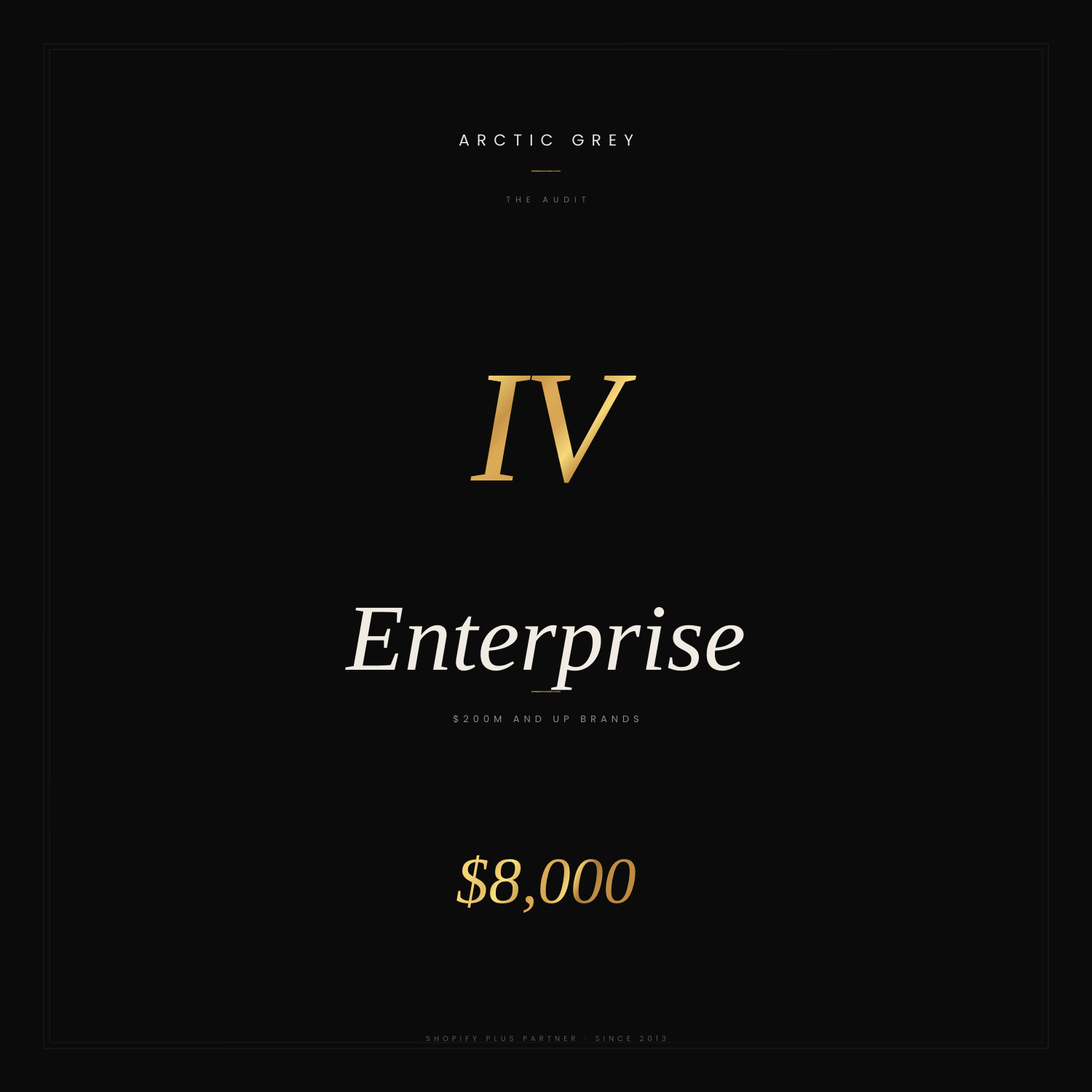 The Arctic Grey Audit · Enterprise