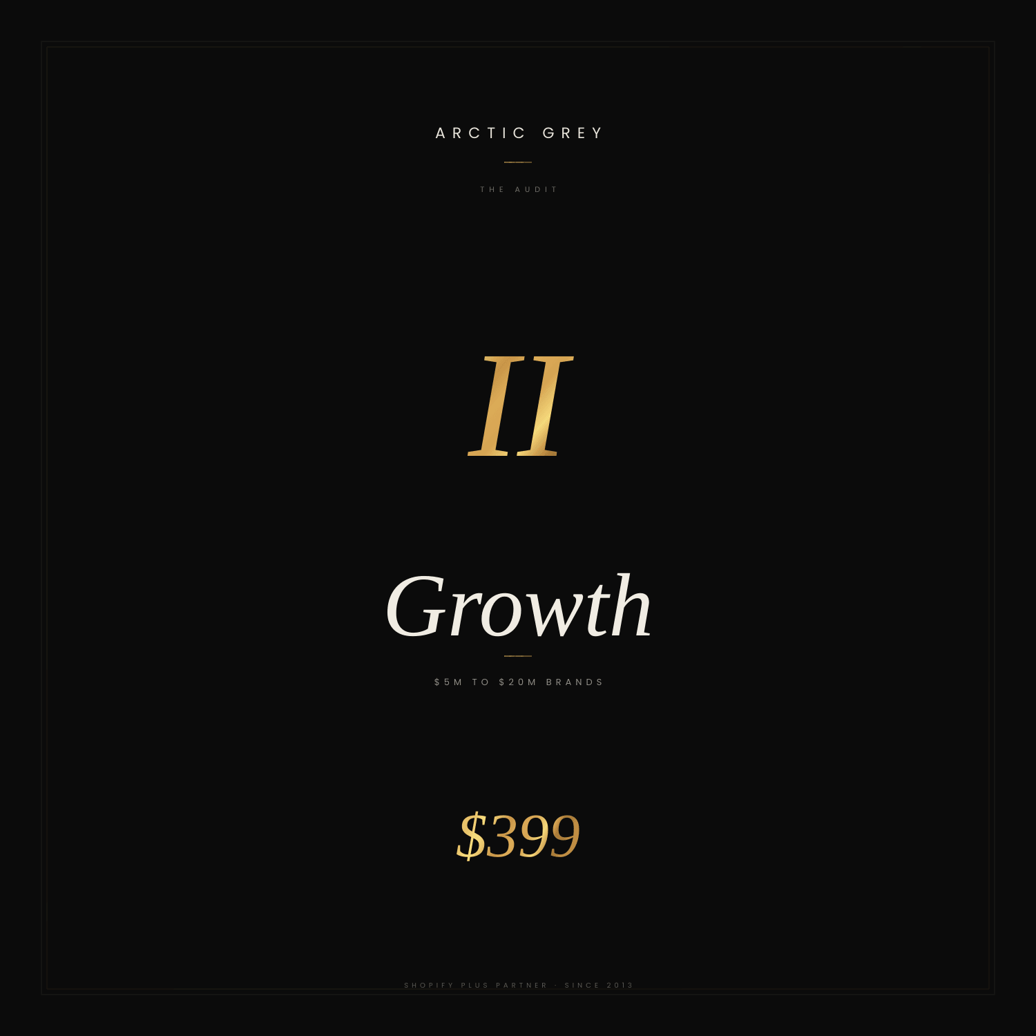 The Arctic Grey Audit · Growth