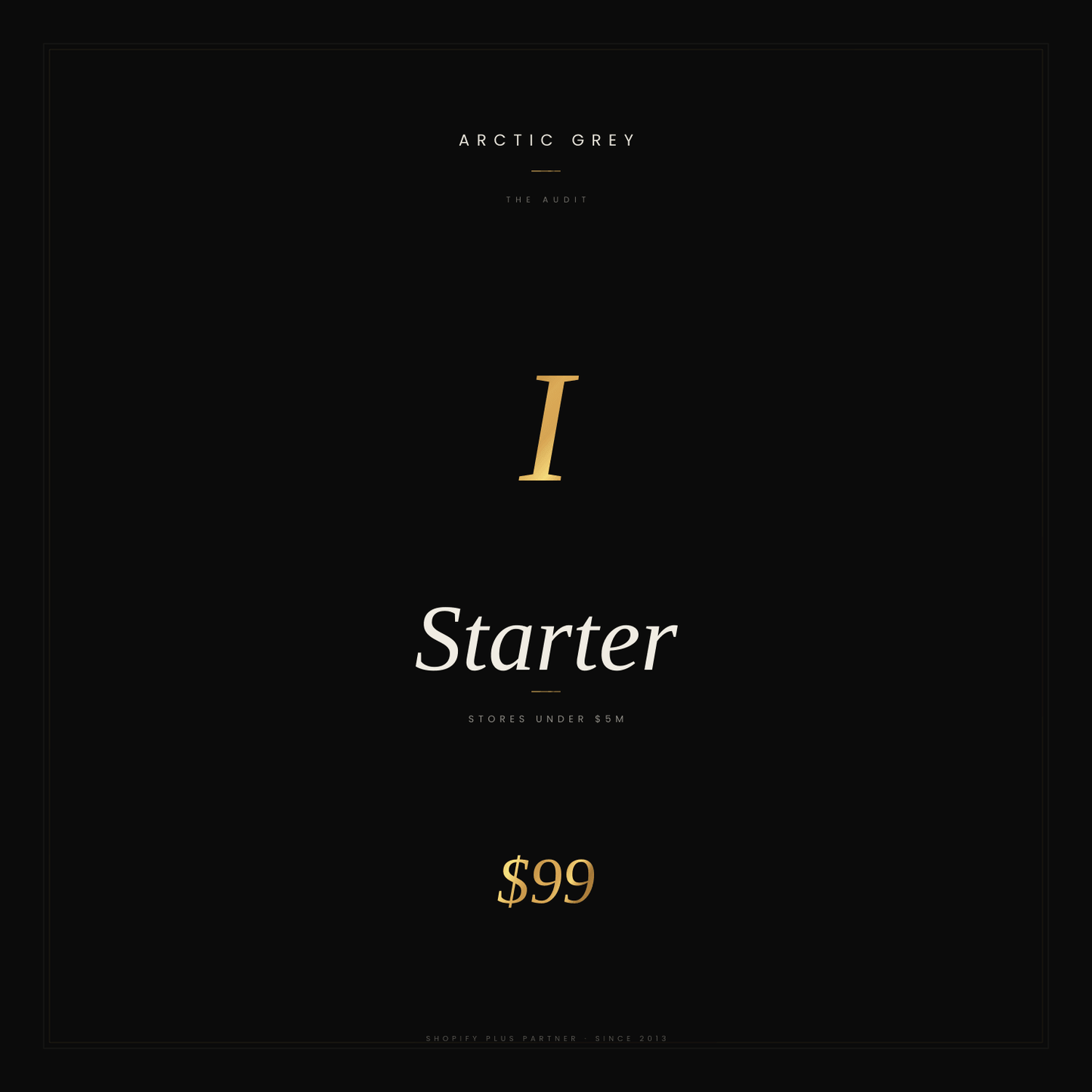The Arctic Grey Audit · Starter