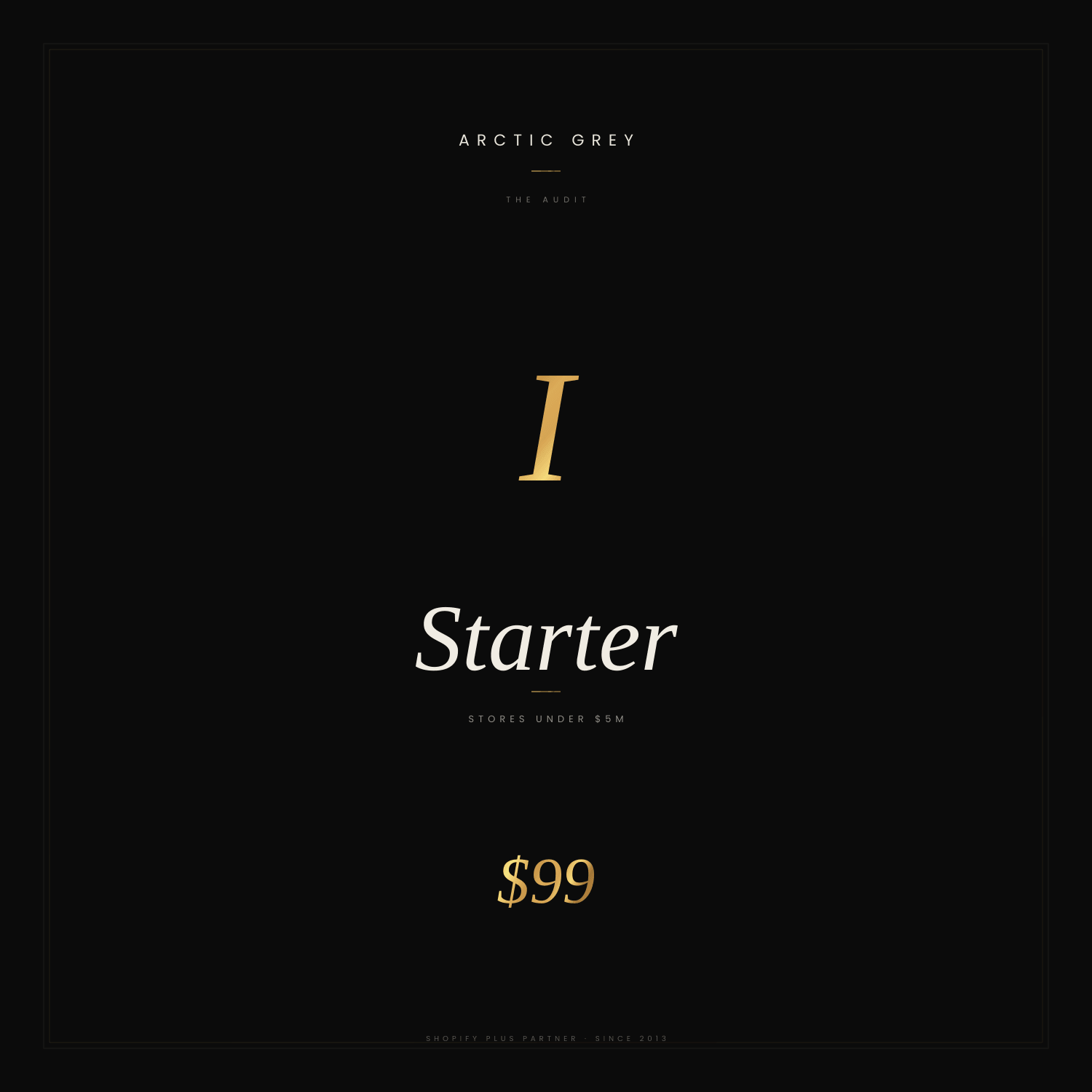 The Arctic Grey Audit · Starter