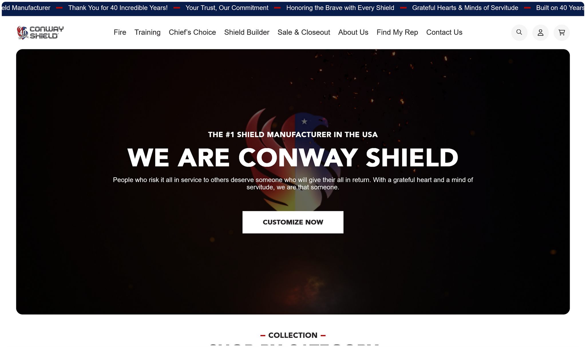 Built with Shopify Customizer