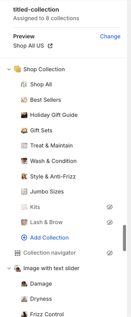 Built with Shopify Customizer