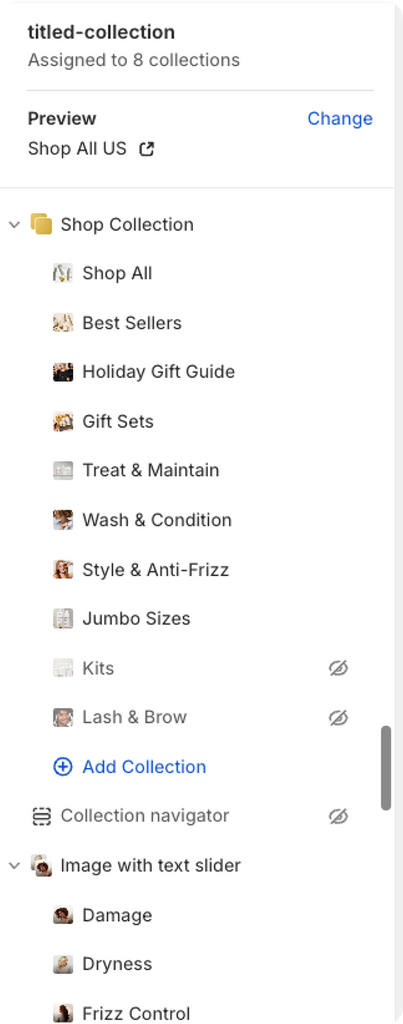 Built with Shopify Customizer