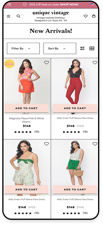Shopify themes and templates are responsive on any device.
