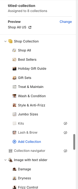 Built with Shopify Customizer